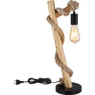 mutoni Lampe à poser Ulleu métal noir mat 1xE27  