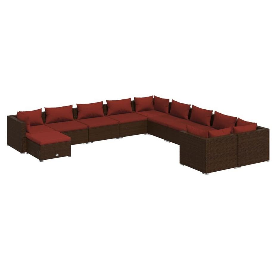 Garten-lounge-set poly-rattan