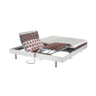 DREAMEA Lit électrique relaxation tout plots matelas mémoire de forme ATRIDE de DREAMEA moteurs OKIN 2  