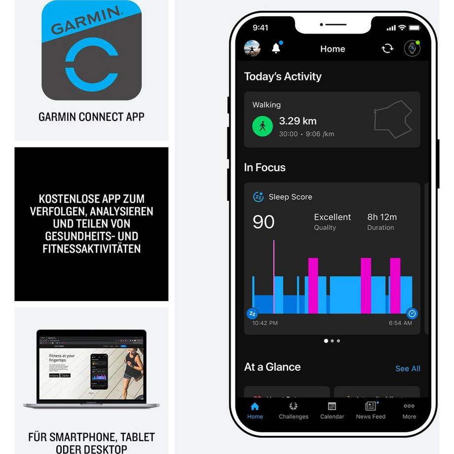 GARMIN  Sportuhr Instinct 3 Solar 