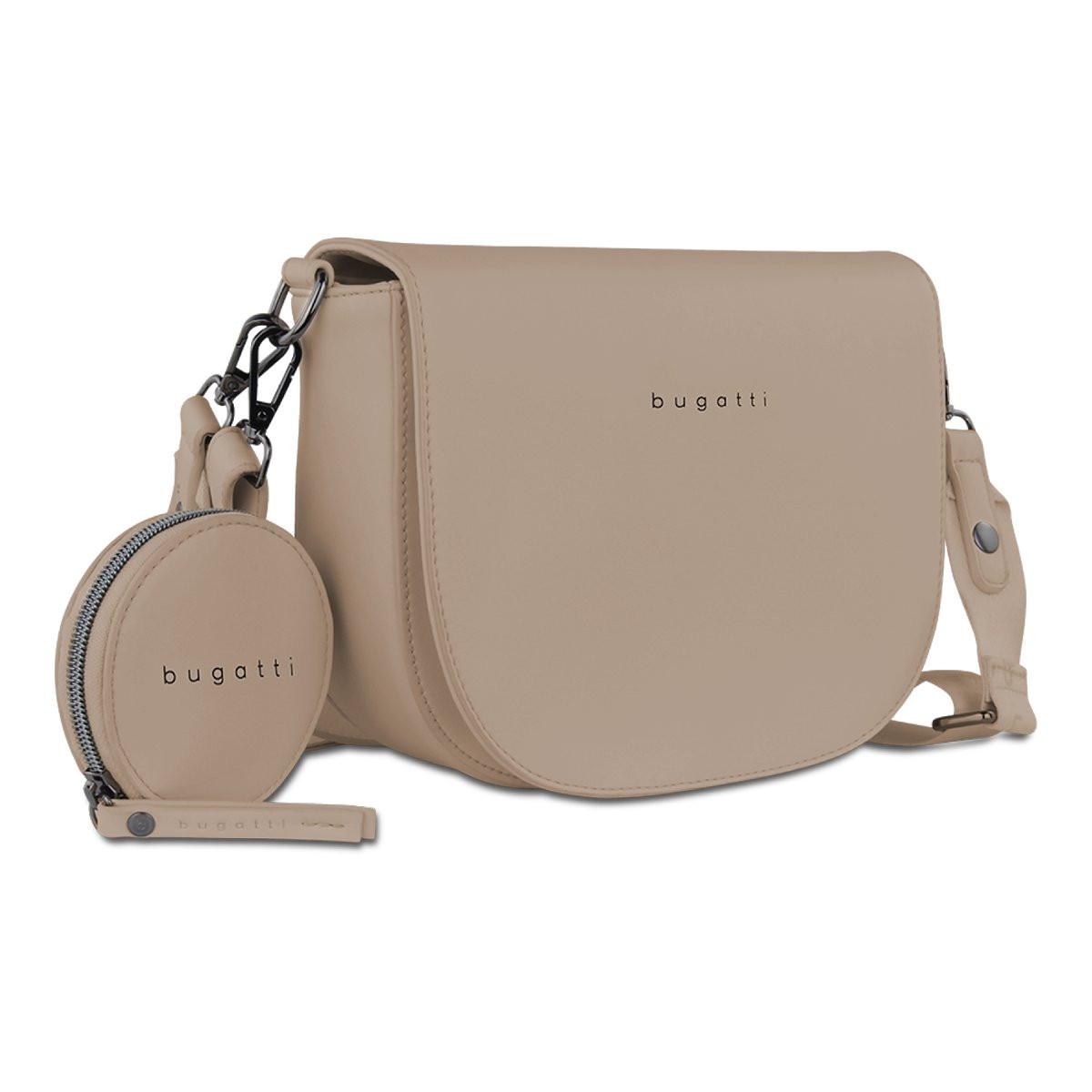 BUGATTI Almata Schultertasche M Sand  