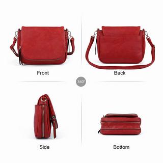 Only-bags.store Kleine Crossbody-Tasche, PU-Leder, über die Schulter, Crossbody-Handtaschen mit mehreren Taschen Kleine Crossbody-Tasche, PU-Leder, über die Schulter, Crossbody-Handtaschen mit mehreren Taschen 