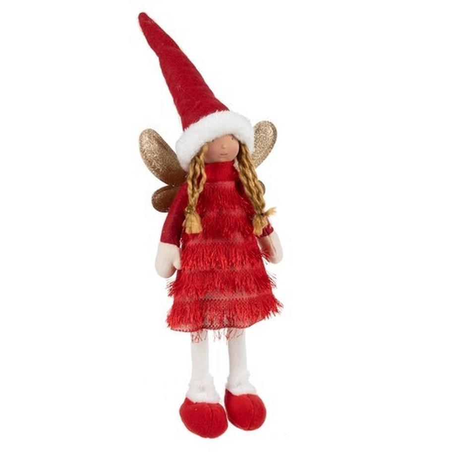 Ruhhy Fée - figurine de Noël rouge Ruhhy 22346  