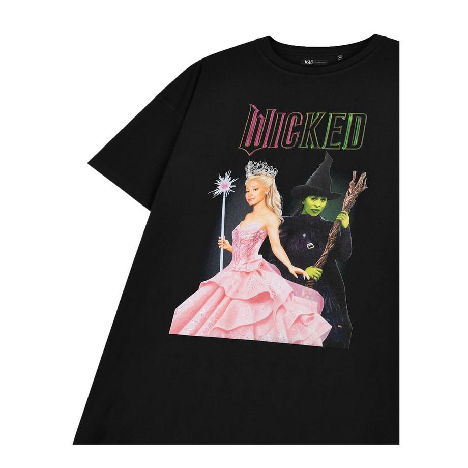 Wicked Bedrucktes T-Shirtkleid  