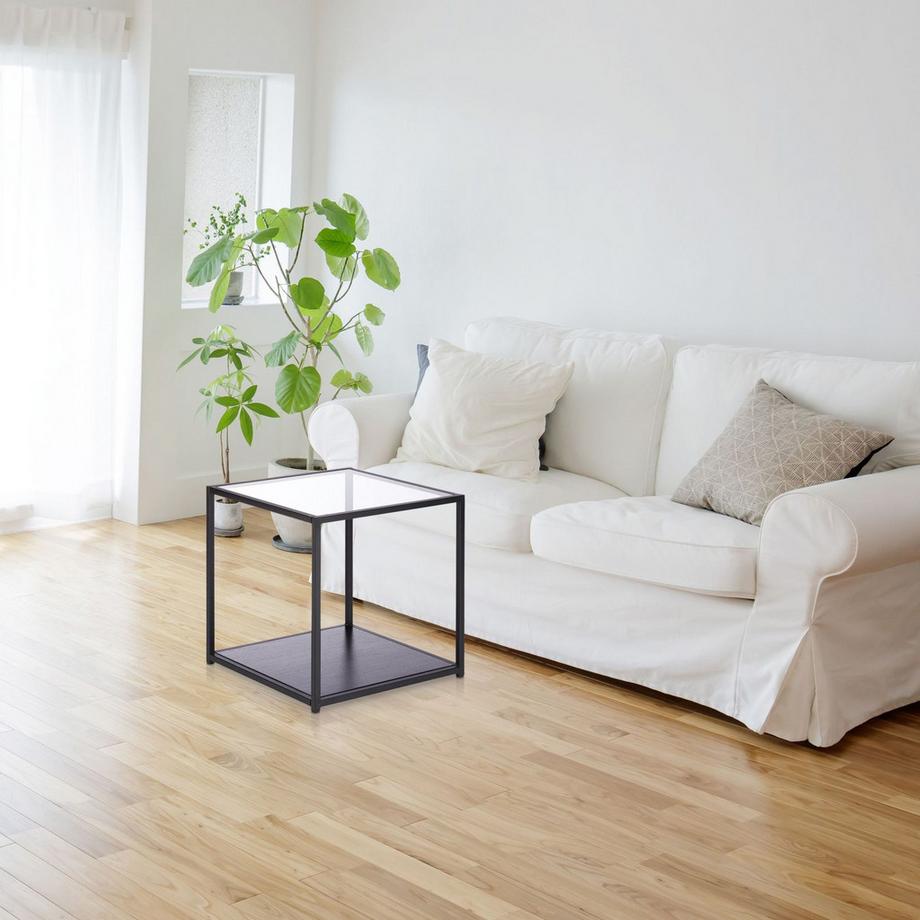 B2X Glas-Beistelltisch mit 2 Scheiben  