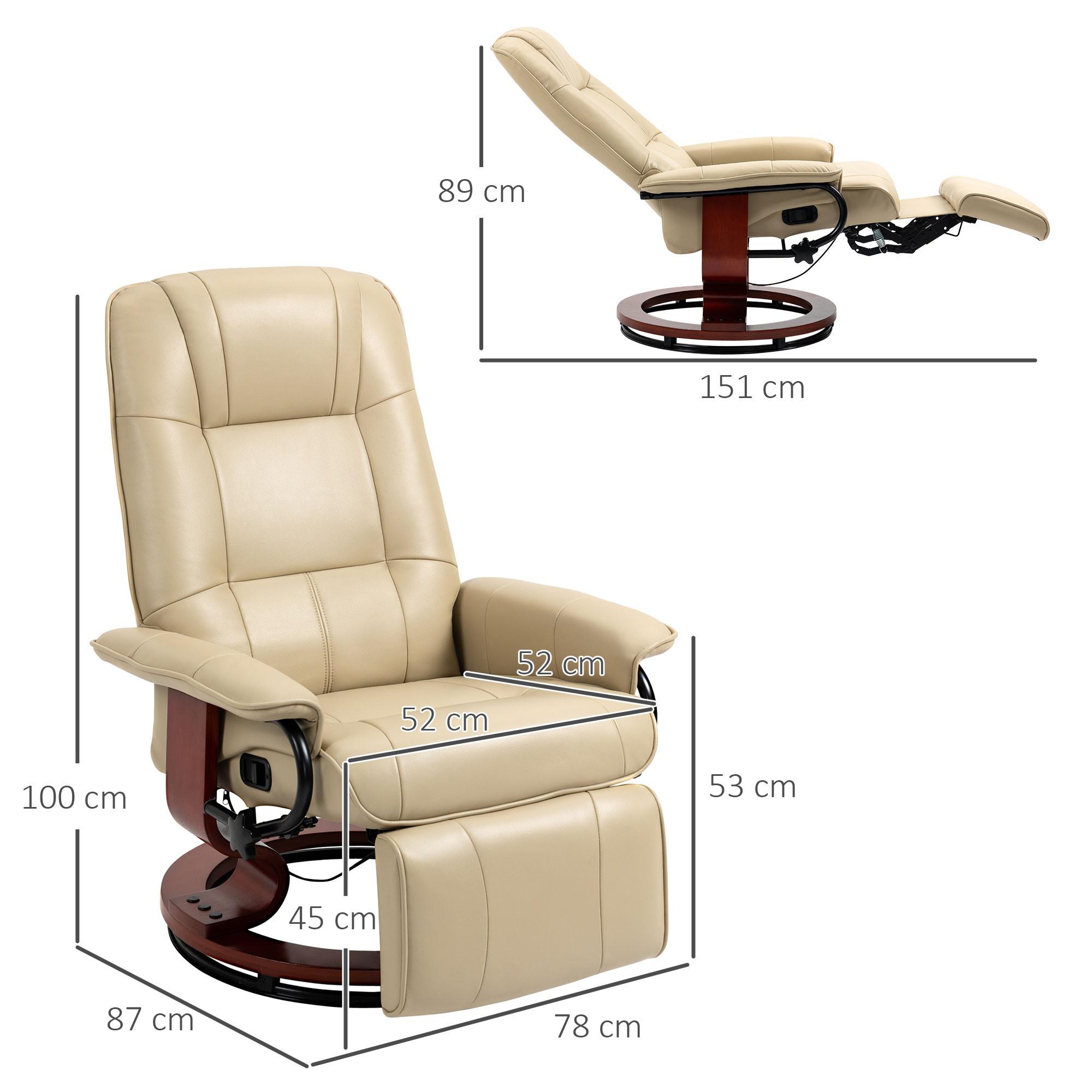 HOMCOM Fauteuil de relaxation  