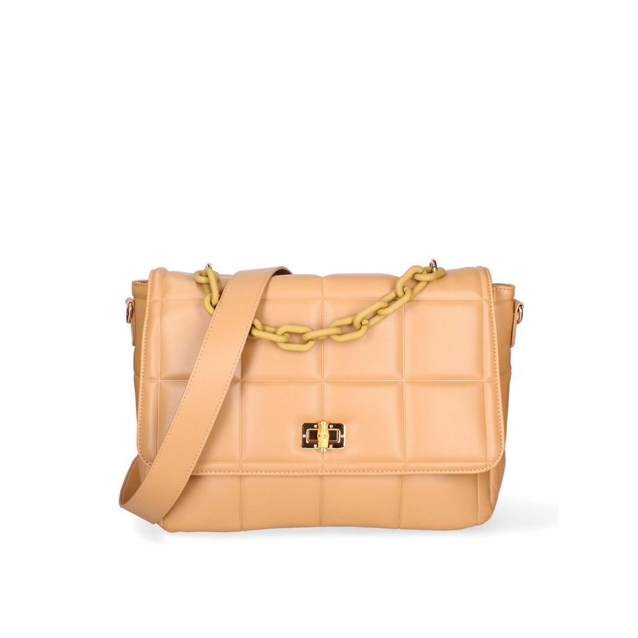 Diana&Co. Gesteppte Schultertasche mit Kettendetail  