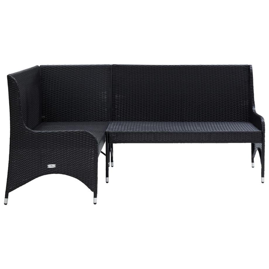 VidaXL Gartensofa poly-rattan  