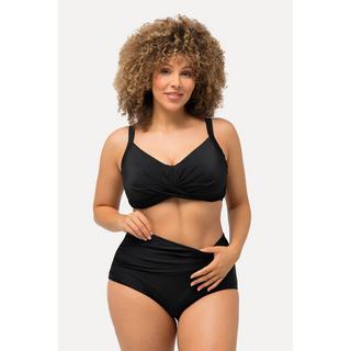 Ulla Popken  Bikini-Hose, Drapierung, High Waist 