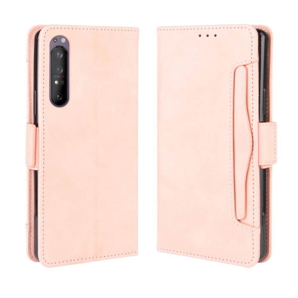 Image of Xperia 5 Ii - Etui Mit Vielen Kartenfächer Rosa