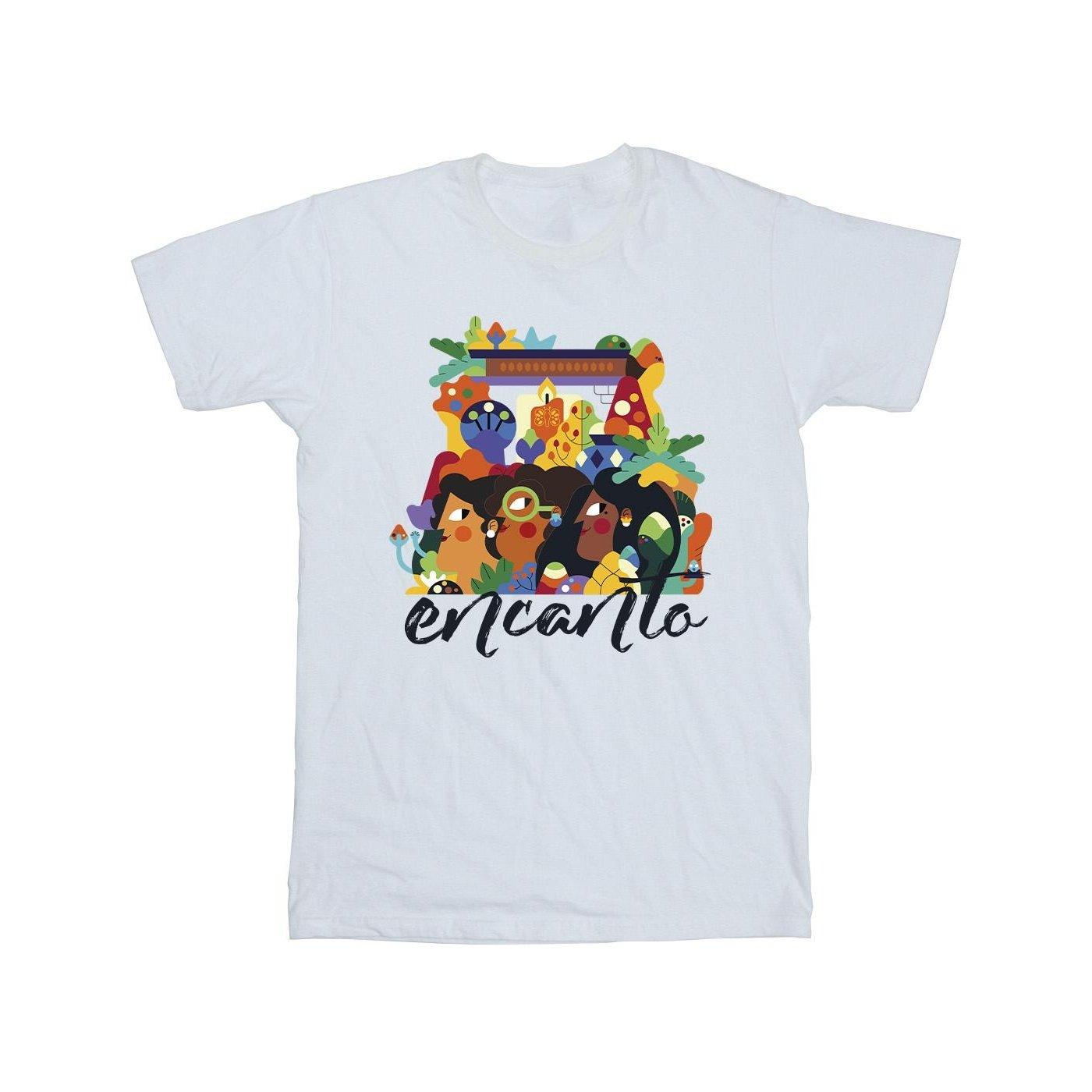 Image of Encanto Sisters Tshirt Unisex Weiss 152-158