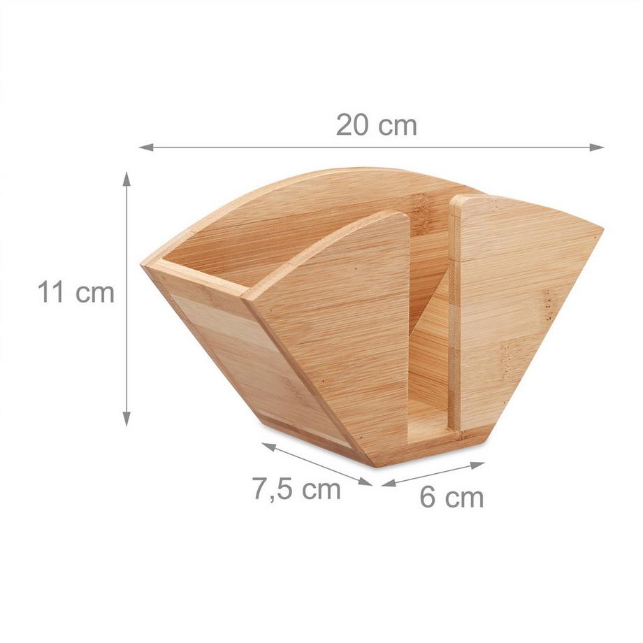 Northix Porte-serviettes en bambou  