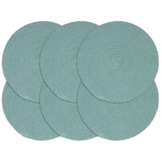 VidaXL Napperons  pcs rond coton coton  