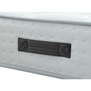 Vente-unique Set 140x190cm Rete contenitore Bianco + Materasso molle insac. 7 zone memory foam sp.25cm - IONIA di DREAMEA  