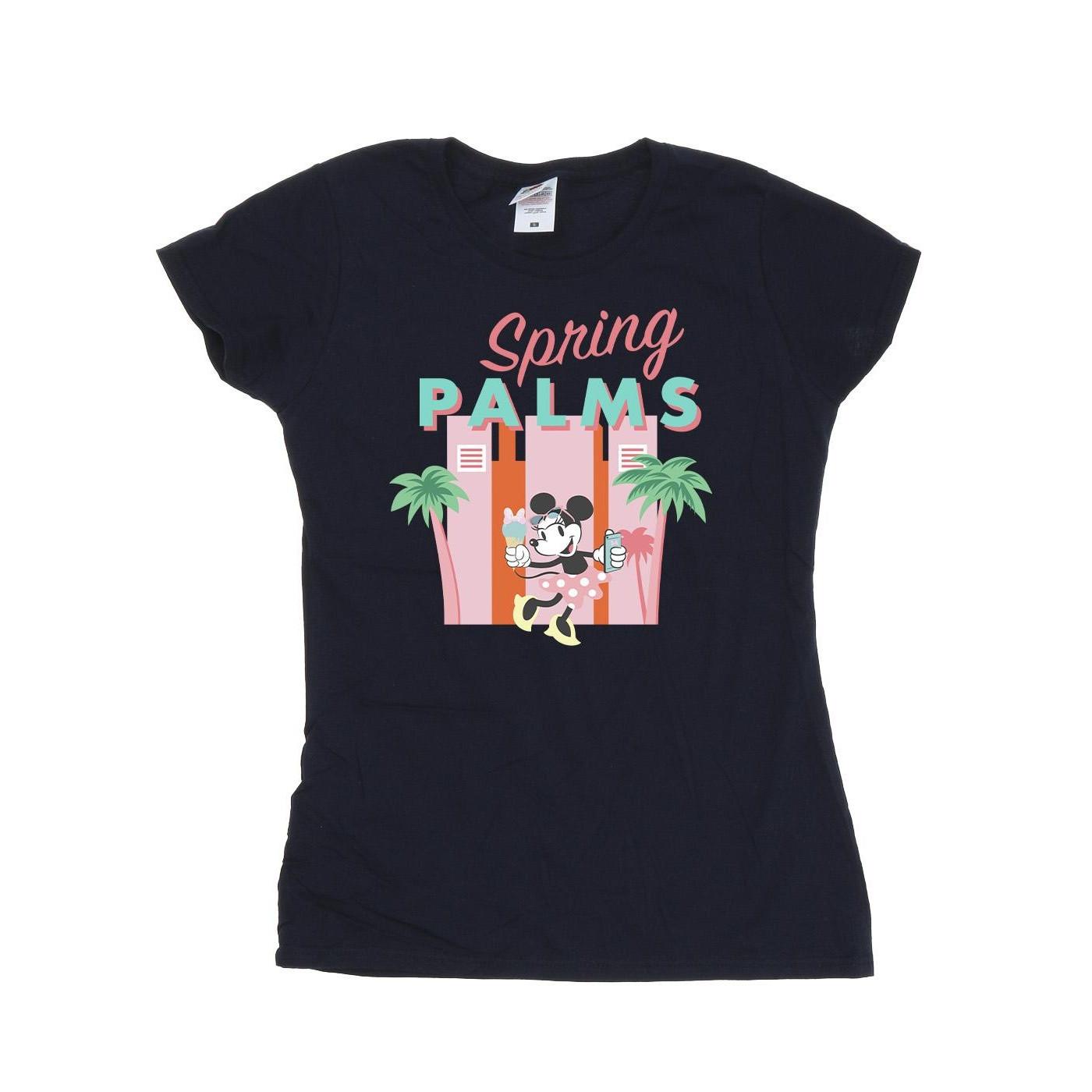 Image of Minnie Mouse Spring Palms Tshirt Damen Marine XXL