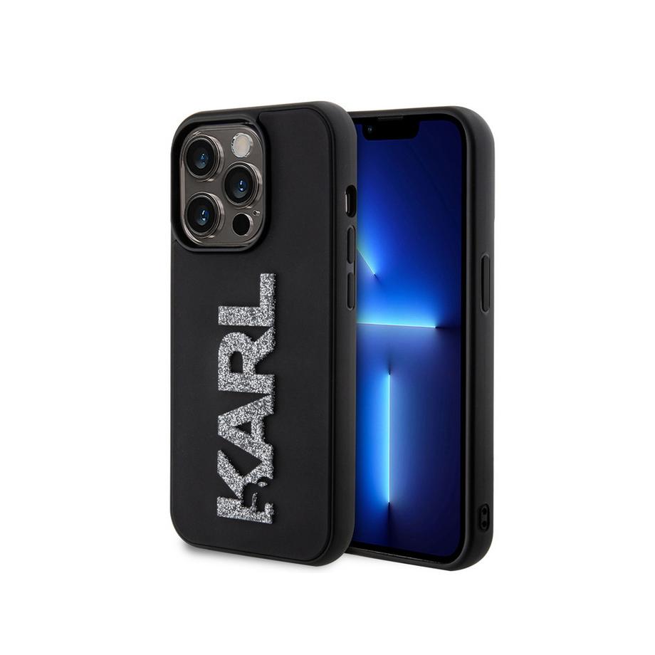 KARL LAGERFELD  Hülle iPhone 15 Pro Max 3D Karl Glitter 