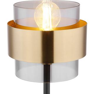 mutoni Lampe à poser Milley métal noir mat 1xE27  