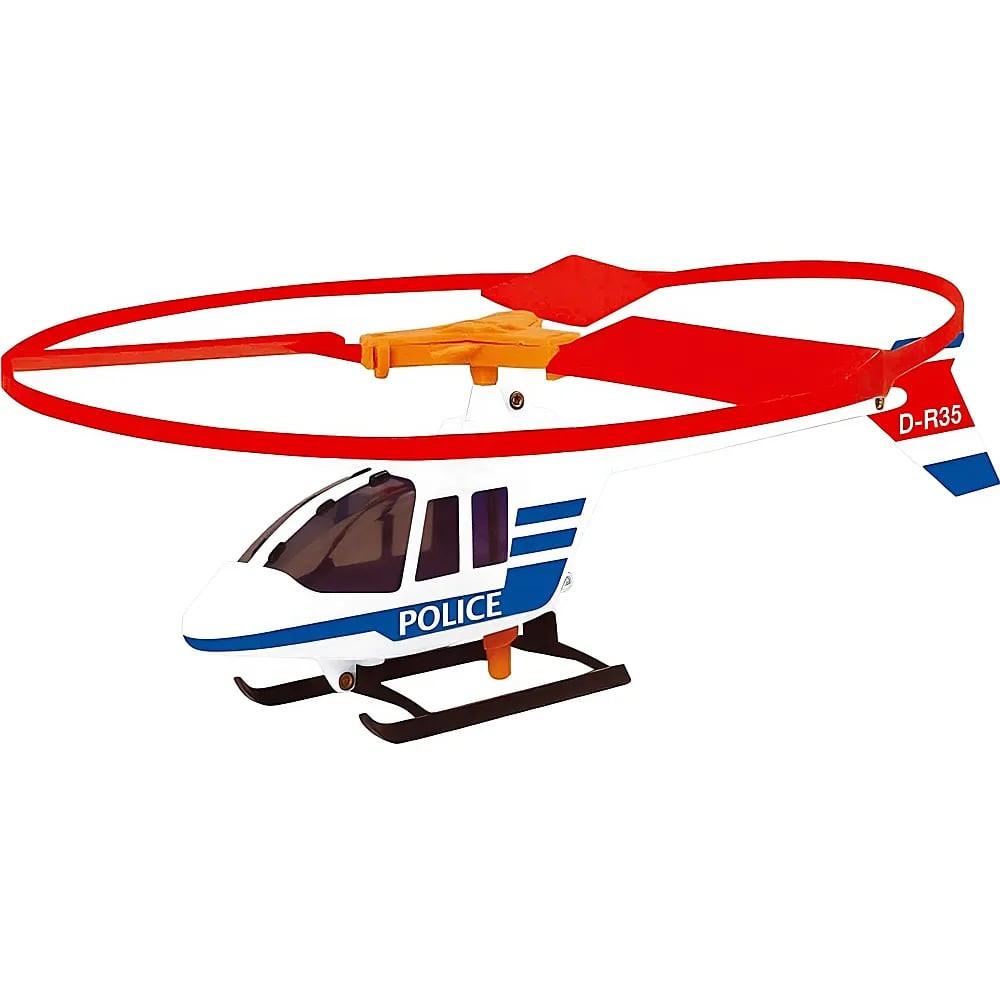 Image of Helikopter Police Unisex Rot Bunt ONE SIZE