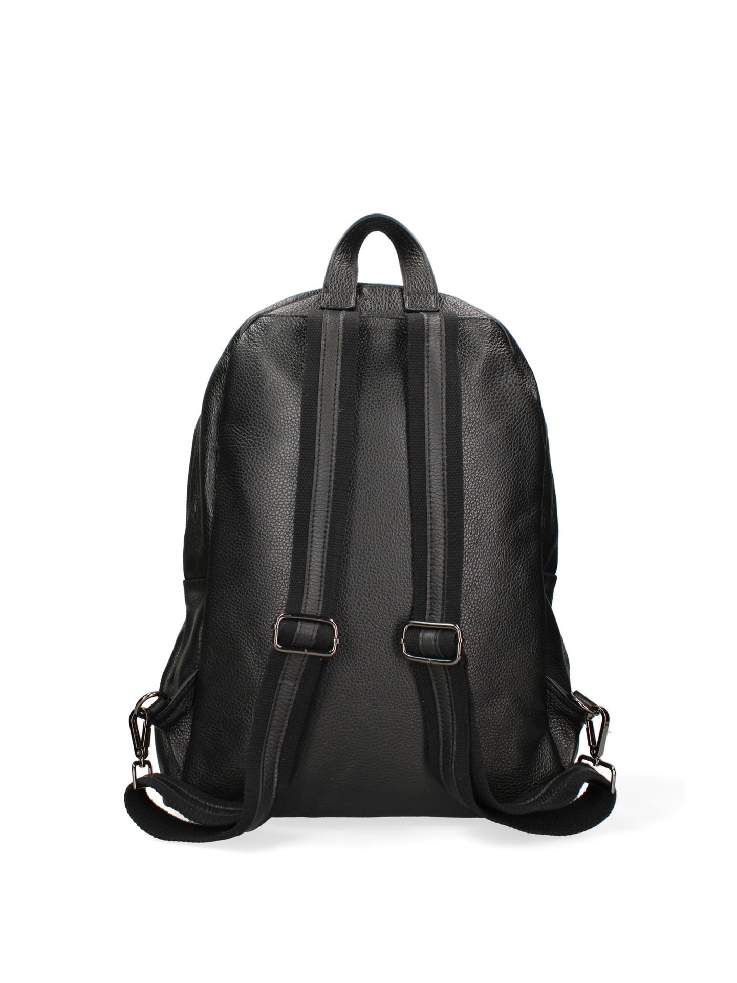 JOHN RICHMOND Zaino in pelle Obsidian Lux  