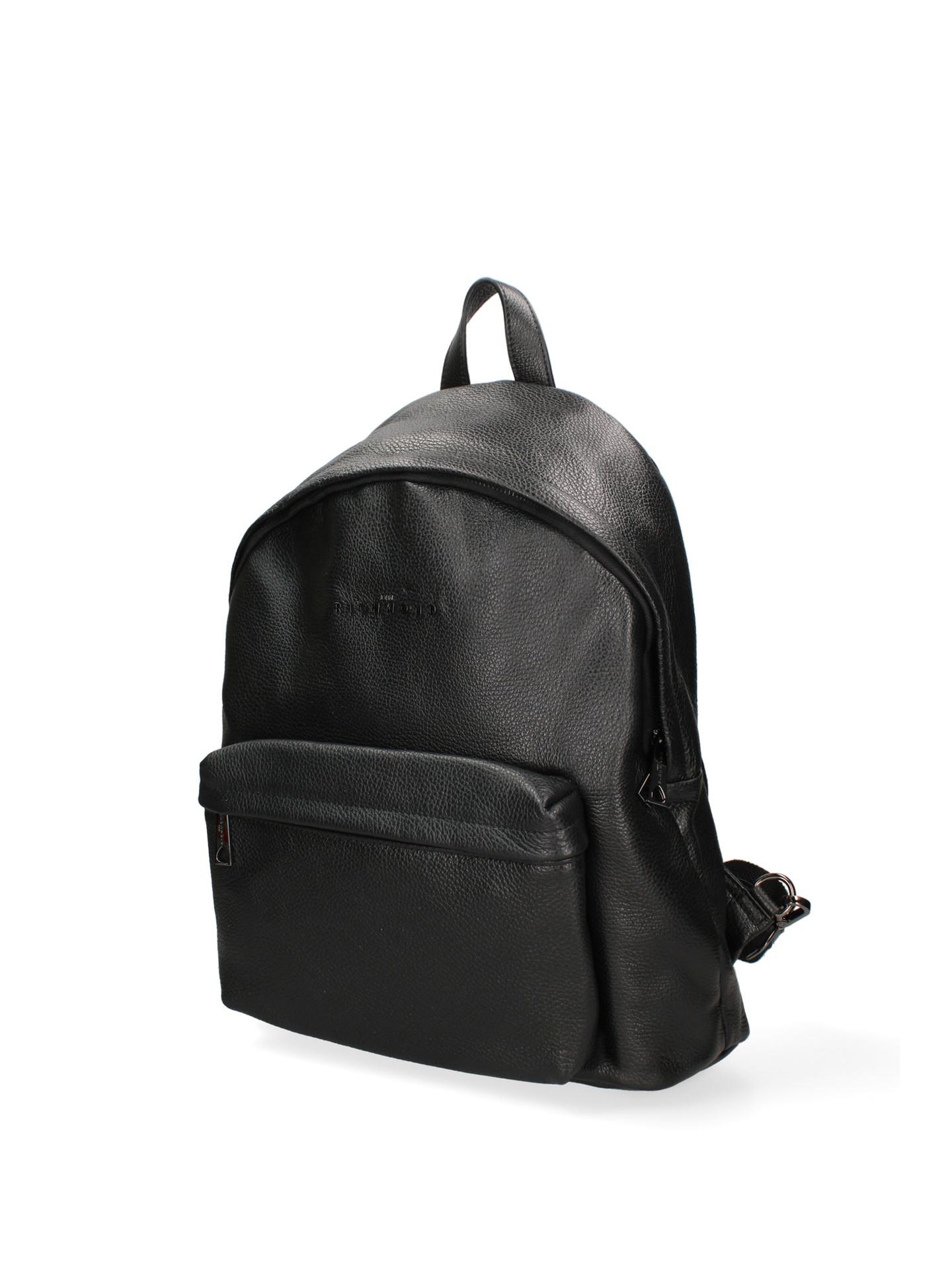 JOHN RICHMOND Zaino in pelle Obsidian Lux  