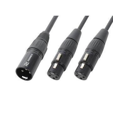 PD-Connex CX142 câble audio 0,5 m XLR (3-pin) 2 x XLR (3-pin) Noir