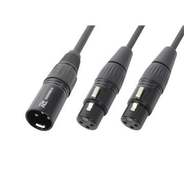 PD-Connex CX142 cavo audio 0,5 m XLR (3-pin) 2 x XLR (3-pin) Nero