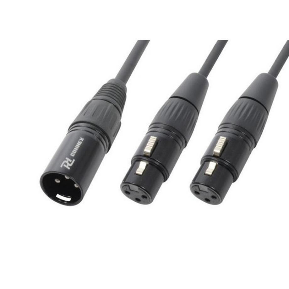 CX142 XLR 3 Pole, male - XLR 3 Pole, female 0.5 m