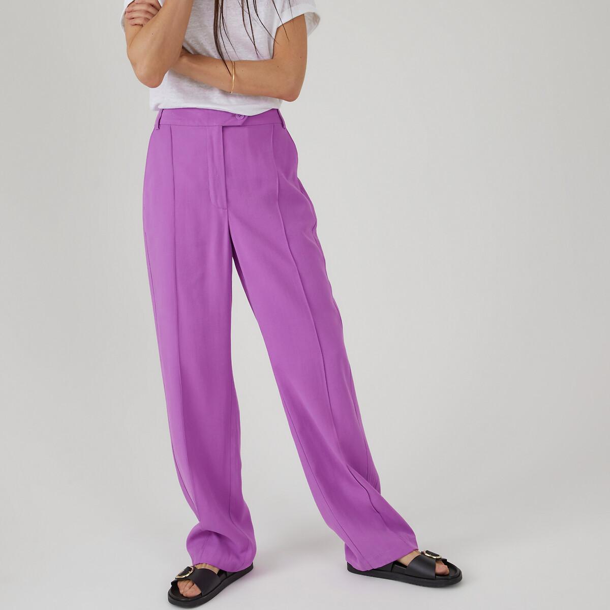 Image of Hose Mit Geradem Bein Damen Violett 38