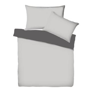 Living Home Uni Satin Doubleface Taie de duvet  