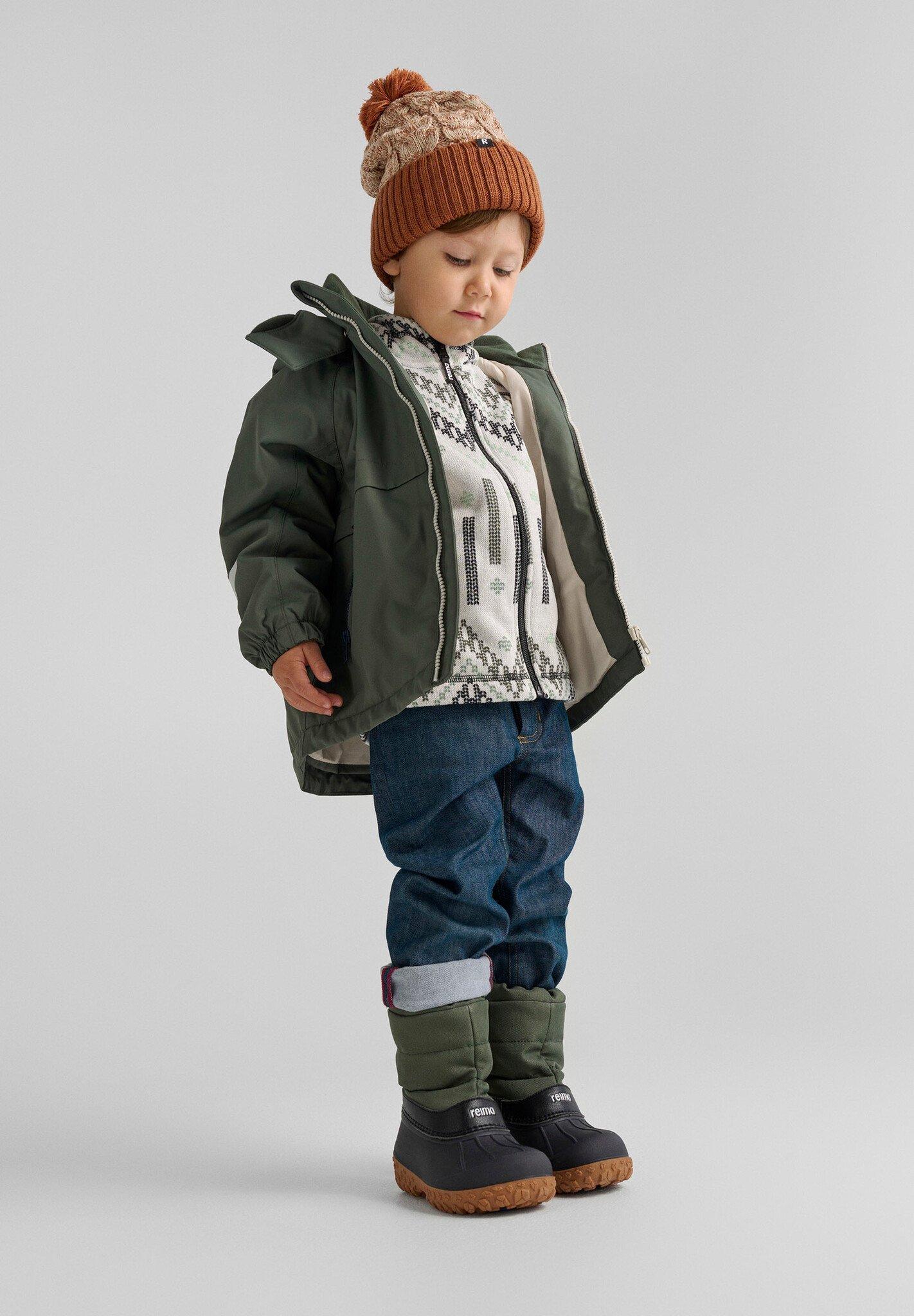 Reima  tec Kinder Winterjacke Raisio Thyme green 
