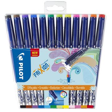 PILOT Fineliner Set FriXion F 1.3mm 12 Farben