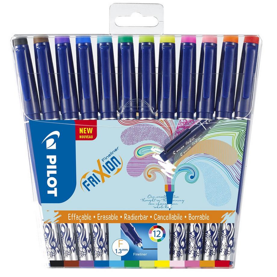 PILOT Fineliner Set FriXion F 1.3mm S12/0542827 12 Farben