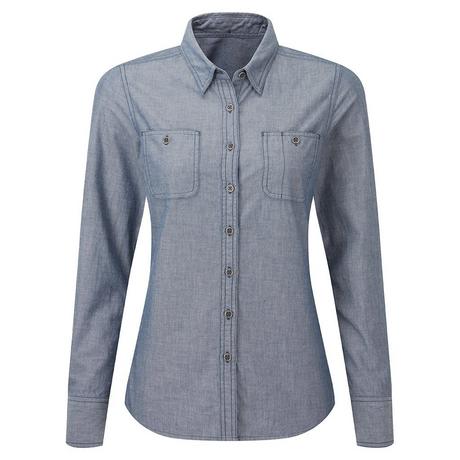 PREMIER  Chemise à manches longues en chambray organique 