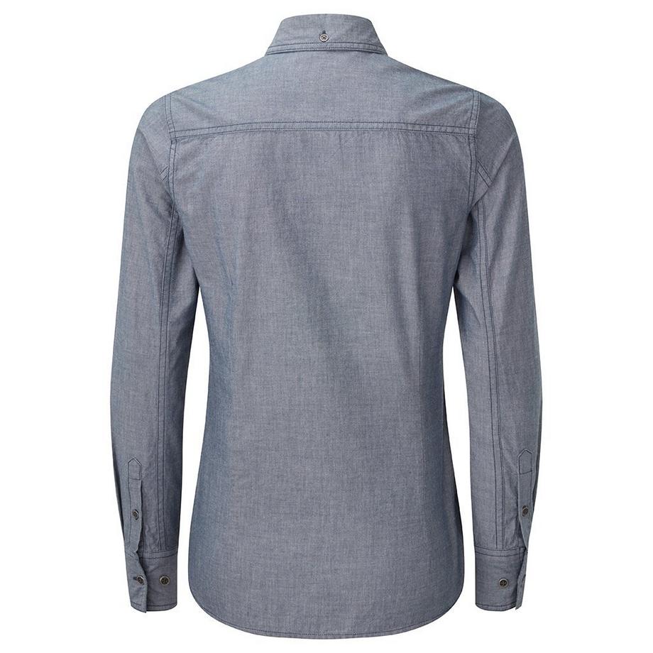 PREMIER Chemise à manches longues en chambray biologique  