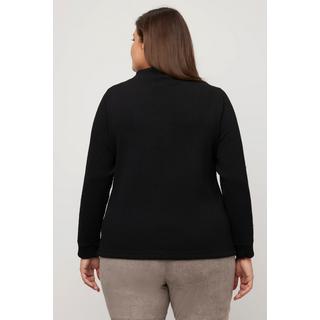 Ulla Popken  Sweatshirt, Stehkragen, Rundhals, Classic, Langarm 