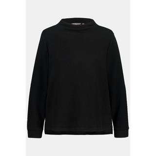 Ulla Popken  Sweatshirt, Stehkragen, Rundhals, Classic, Langarm 