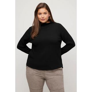 Ulla Popken  Sweatshirt, Stehkragen, Rundhals, Classic, Langarm 