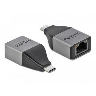 DeLock  Adattatore USB Type-C per Gigabit LAN 10/100/1000 Mbps – design compatto 