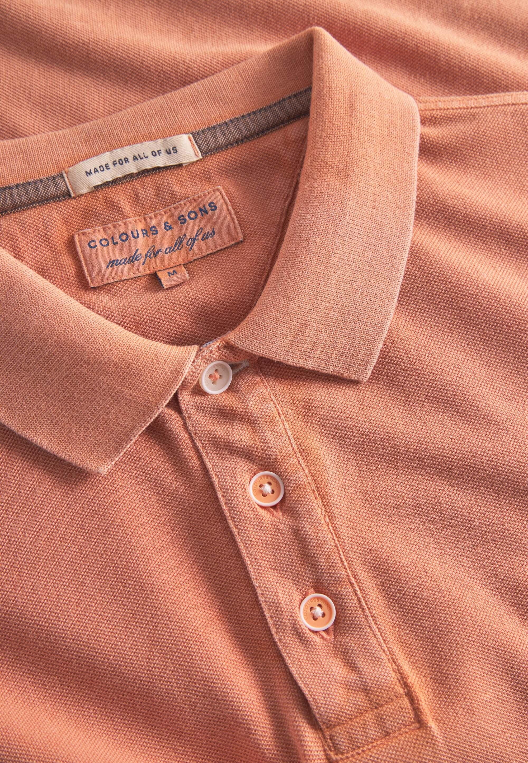 Colours & Sons  Polo Garment Dyed 