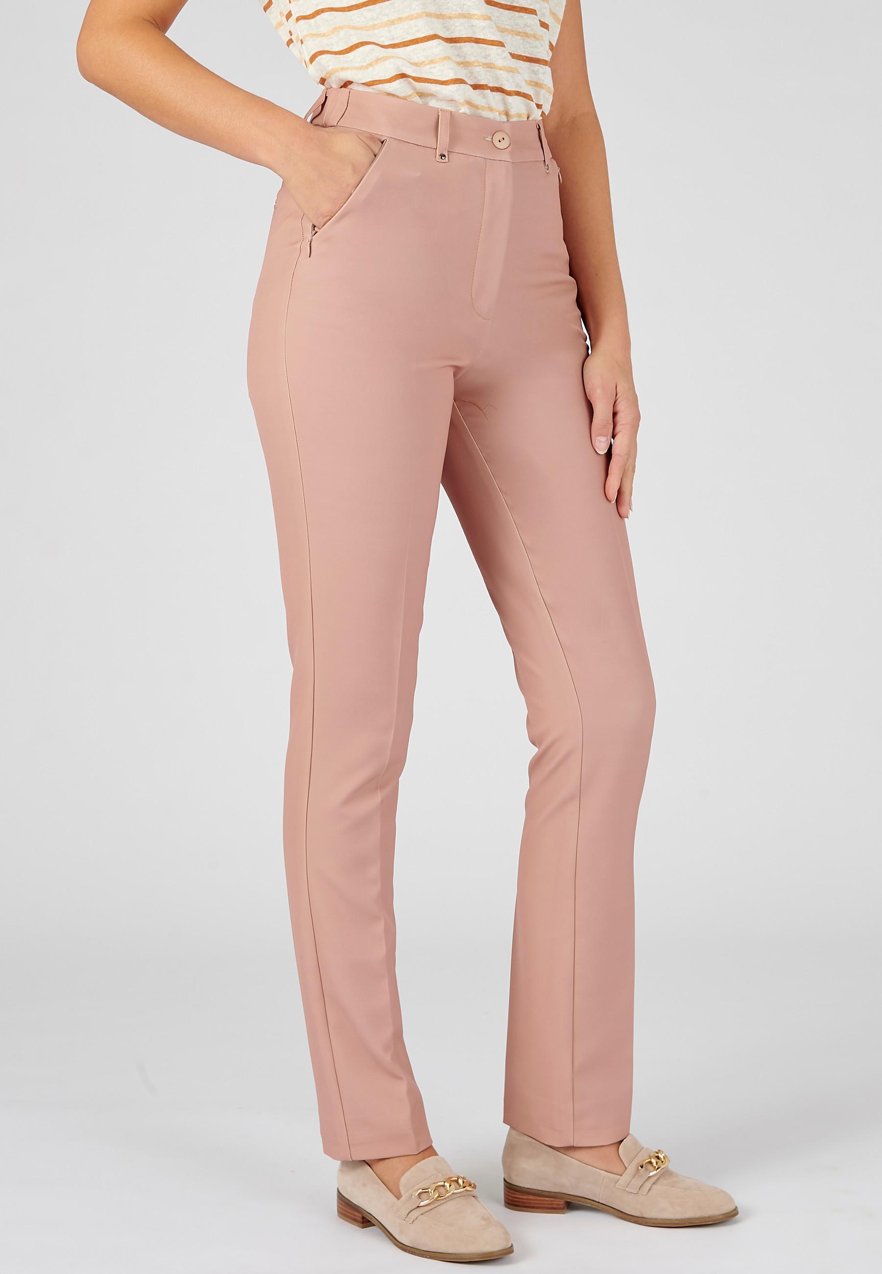Image of Hose Mit Reißverschlusstaschen, Perfect Fit By . Damen Braun 44