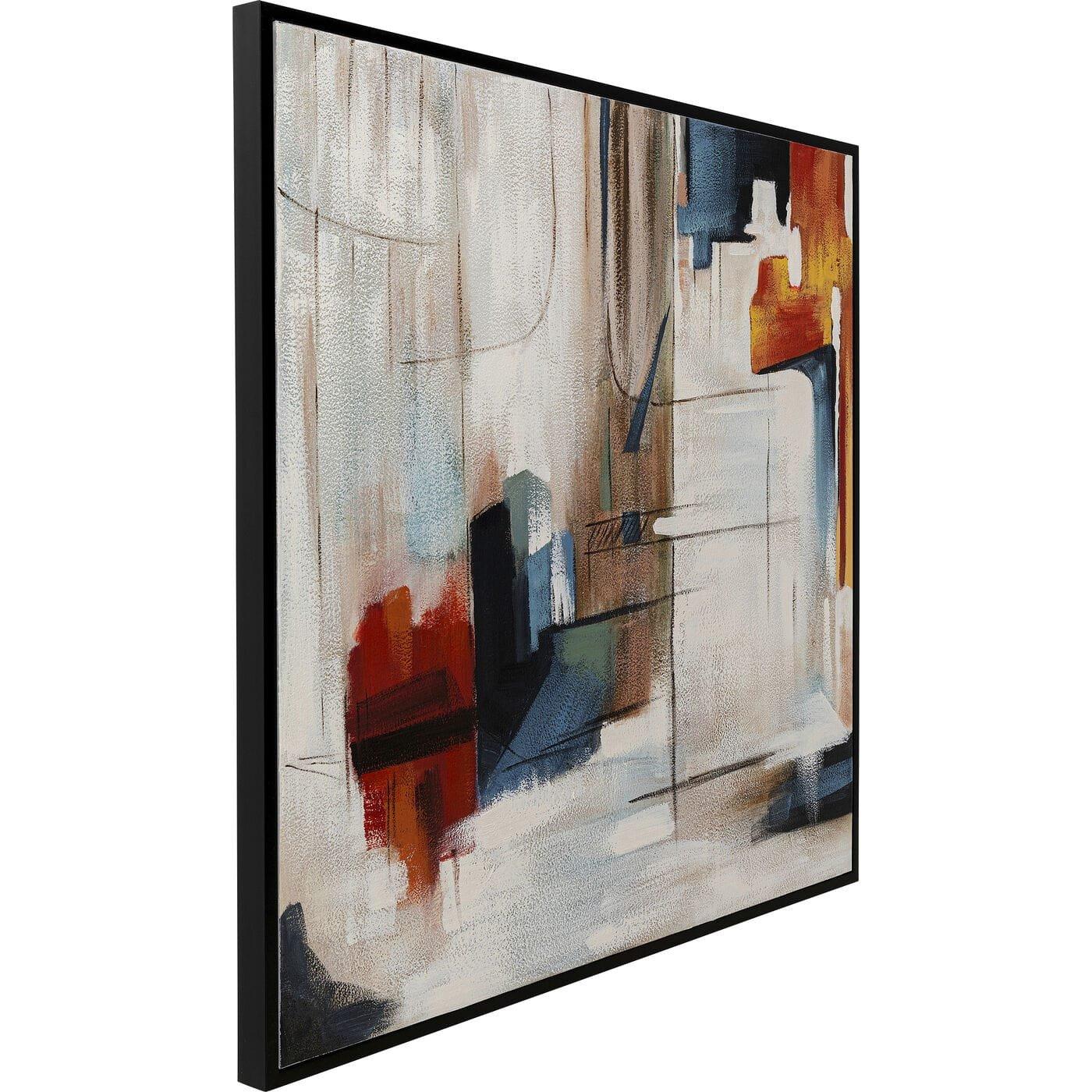 KARE Design Tableau encadré Visione Obliquo 100x100  