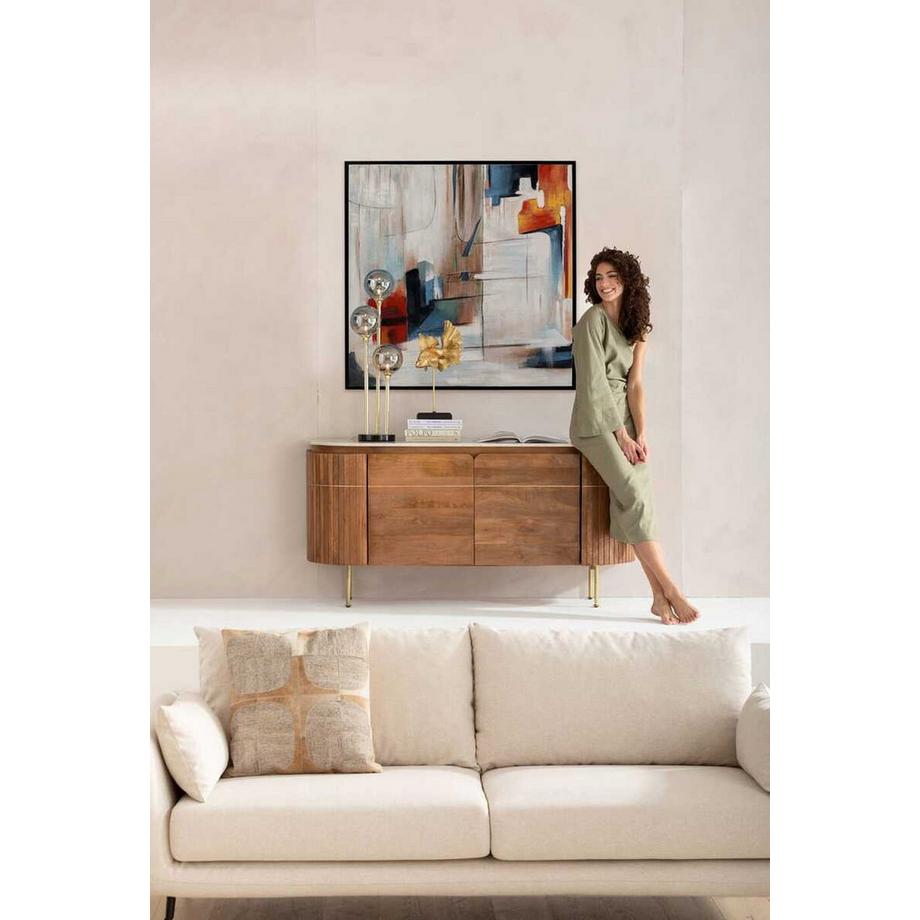 KARE Design Tableau encadré Visione Obliquo 100x100  