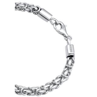 Kuzzoi  Armband Königskette Klassik 925 Silber 