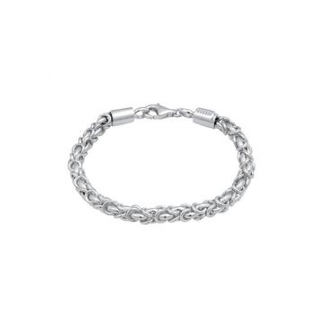 Bracelet Königskette Klassik 925 Silber