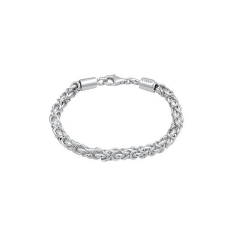 Kuzzoi  Armband Königskette Klassik 925 Silber 