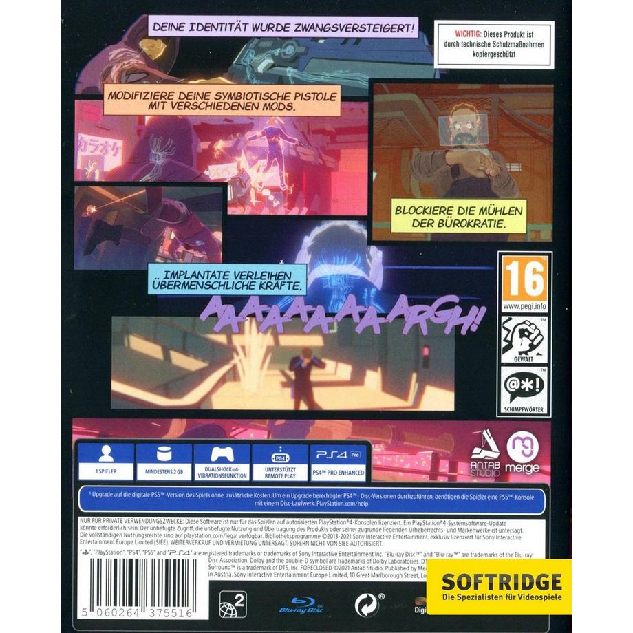 Merge Games  Foreclosed (Free upgrade to PS5) 