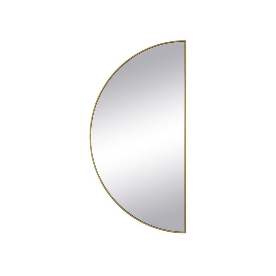 Vente-unique Miroir demi-cercle design en métal - L.50 x H.100 cm  - Doré - GAVRA  