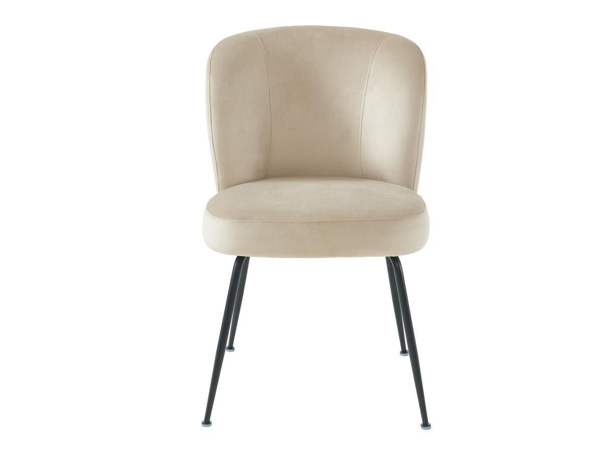 Vente-unique Sedia in Velluto e Metallo Beige - Lotto di 6 - POLPONA DI PASCAL MORABITO  