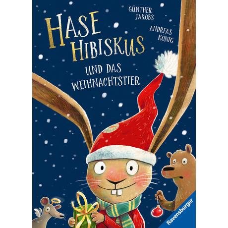 Hase Hibiskus und das Weihnachtstier König, Andreas; Jakobs, Günther (Illustrationen) Couverture rigide 