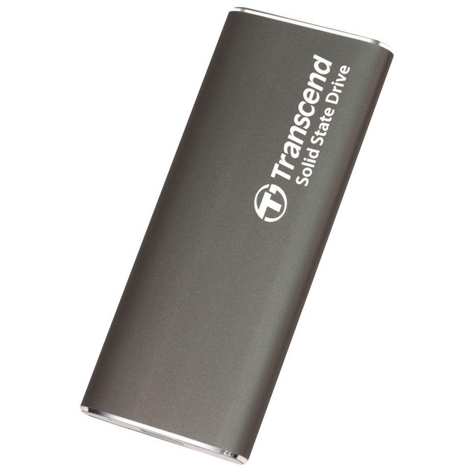 Transcend  Tragbare SSD ESD256C USB-C 2 TB 10 Gbit/s (R1050/W950 Mbit/s) Aluminium 